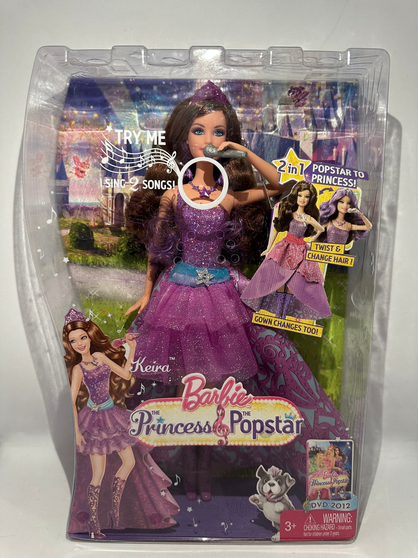 Barbie Princesse et la Pop Star 2014 Keira Version anglaise