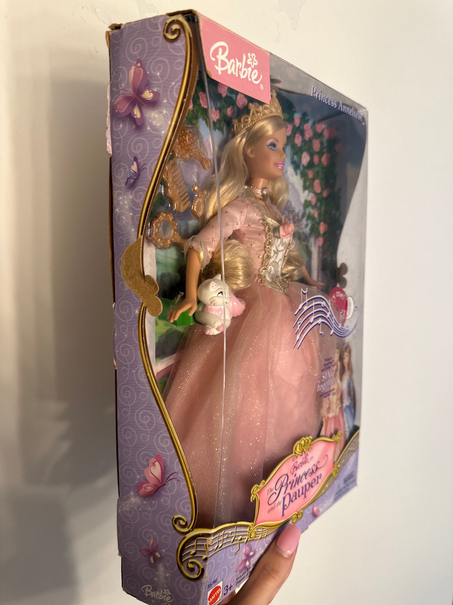 Barbie princess and the pauper 2004 Anneliese made in China English version