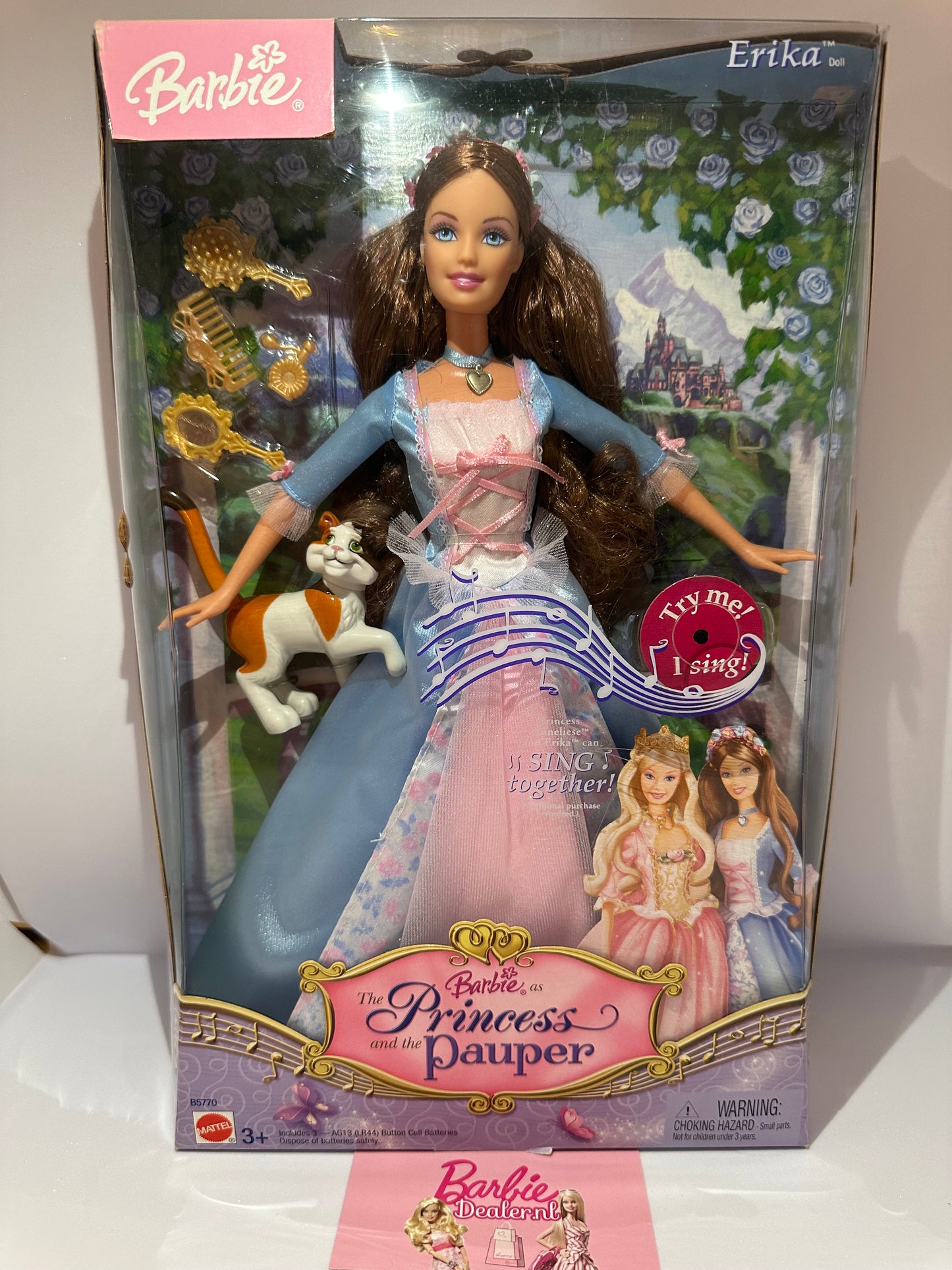 Barbie princess and the pauper Erika 2004 English