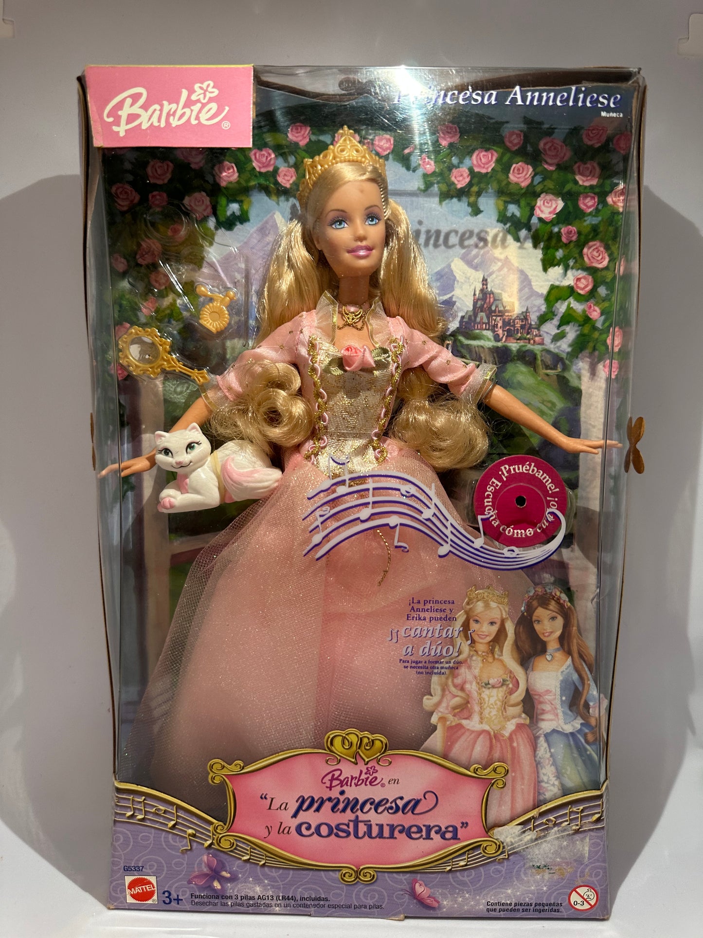 Barbie Princesse et le Pauvre 2004 Anneliese fabriqué en Chine version anglaise