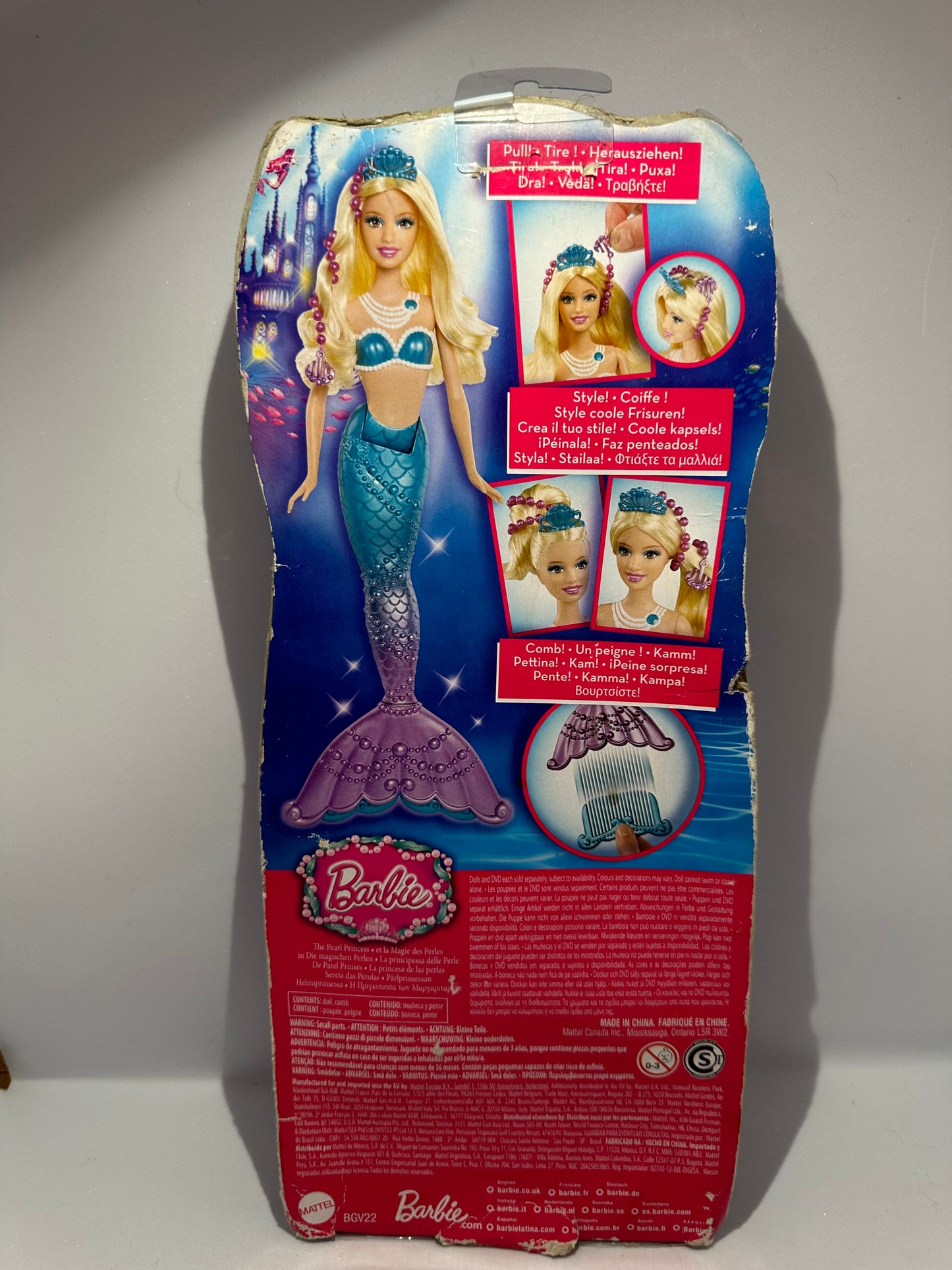 Barbie pearls magic 2014 blue blonde
