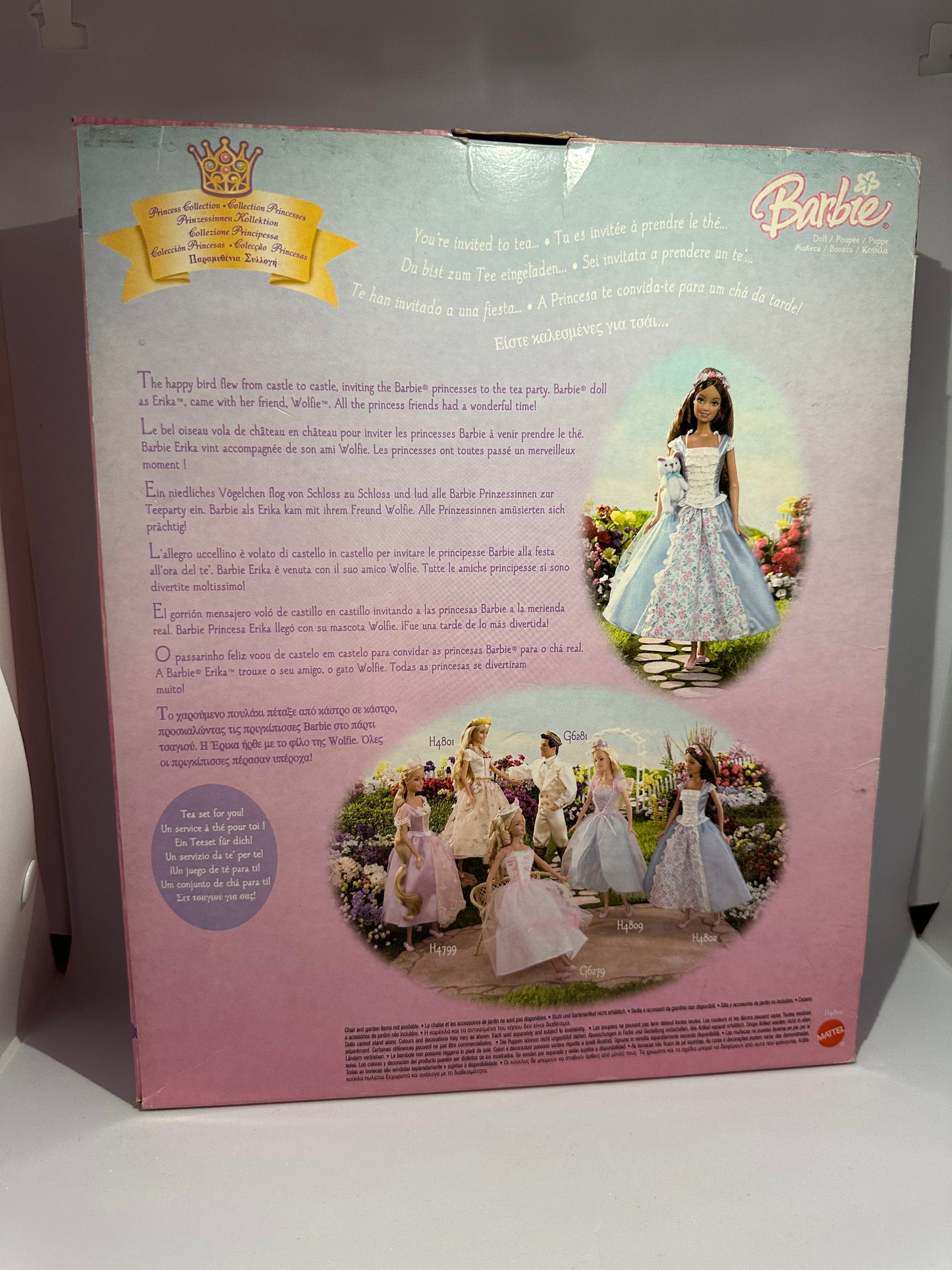 Barbie princess and the pauper Erika tea party set