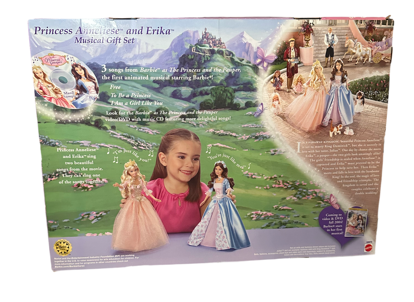 Barbie princess and the pauper Anneliese & Erika together set