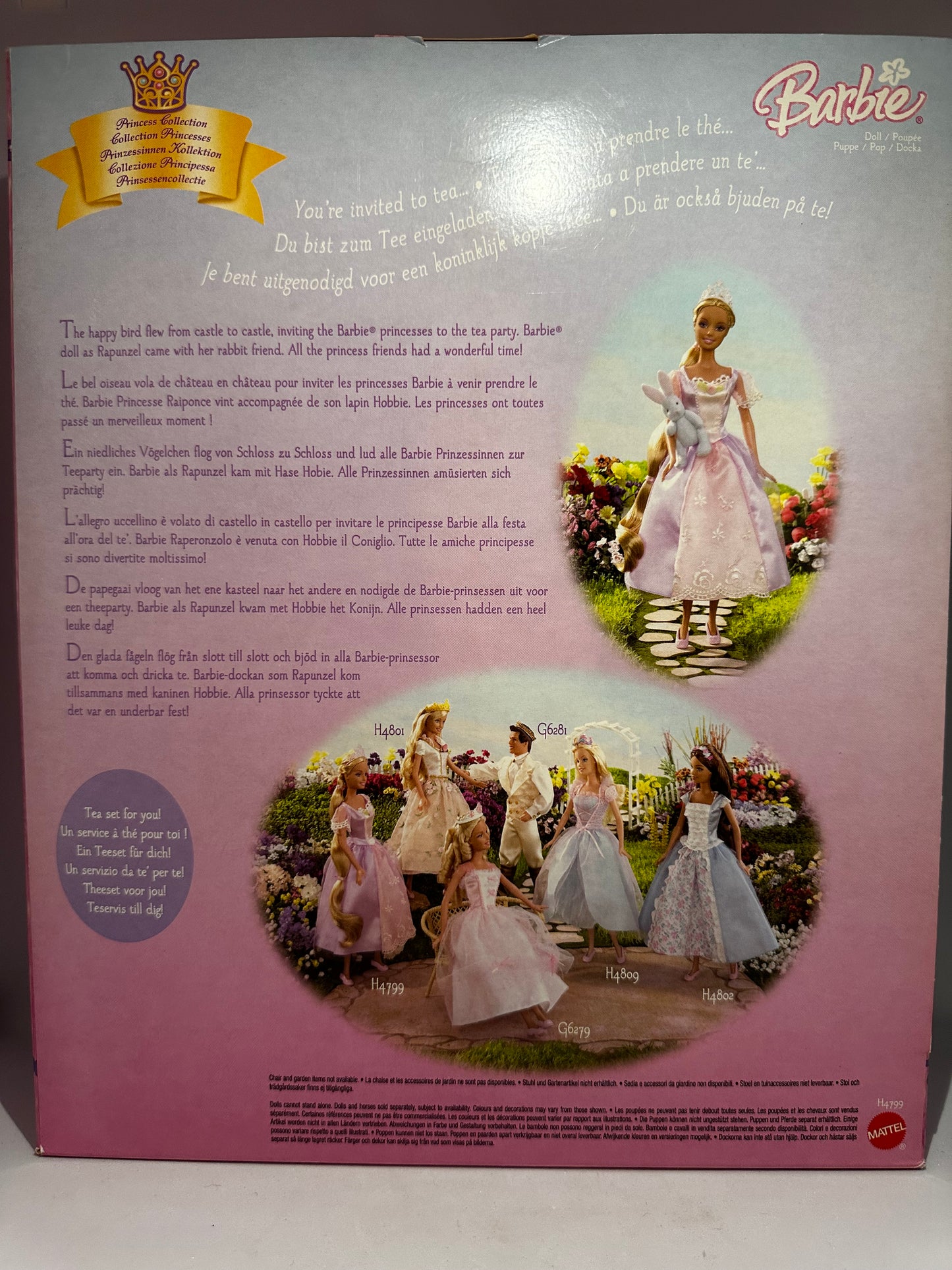 Barbie tea party Rapunzel NIB