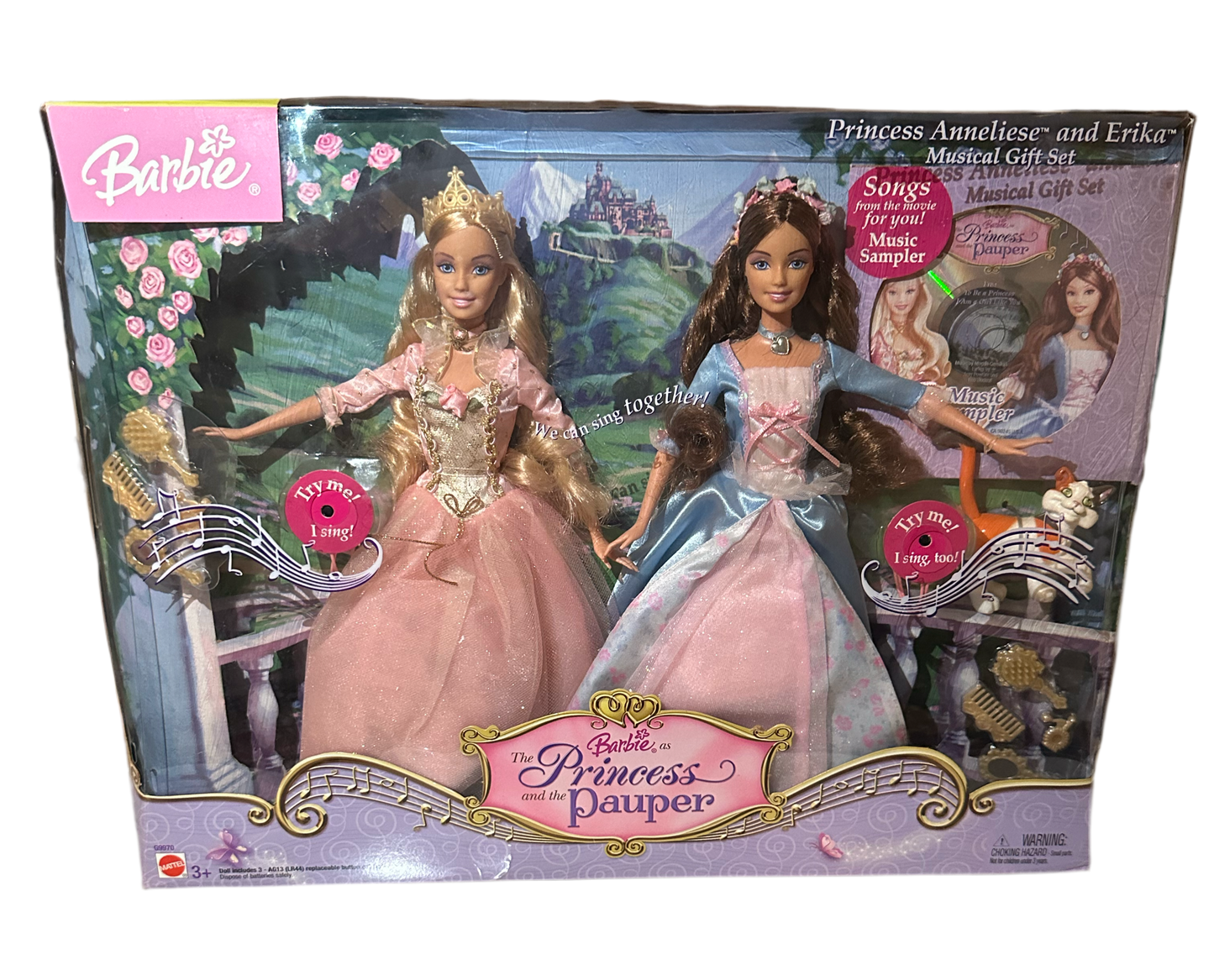 Barbie princess and the pauper Anneliese & Erika together set