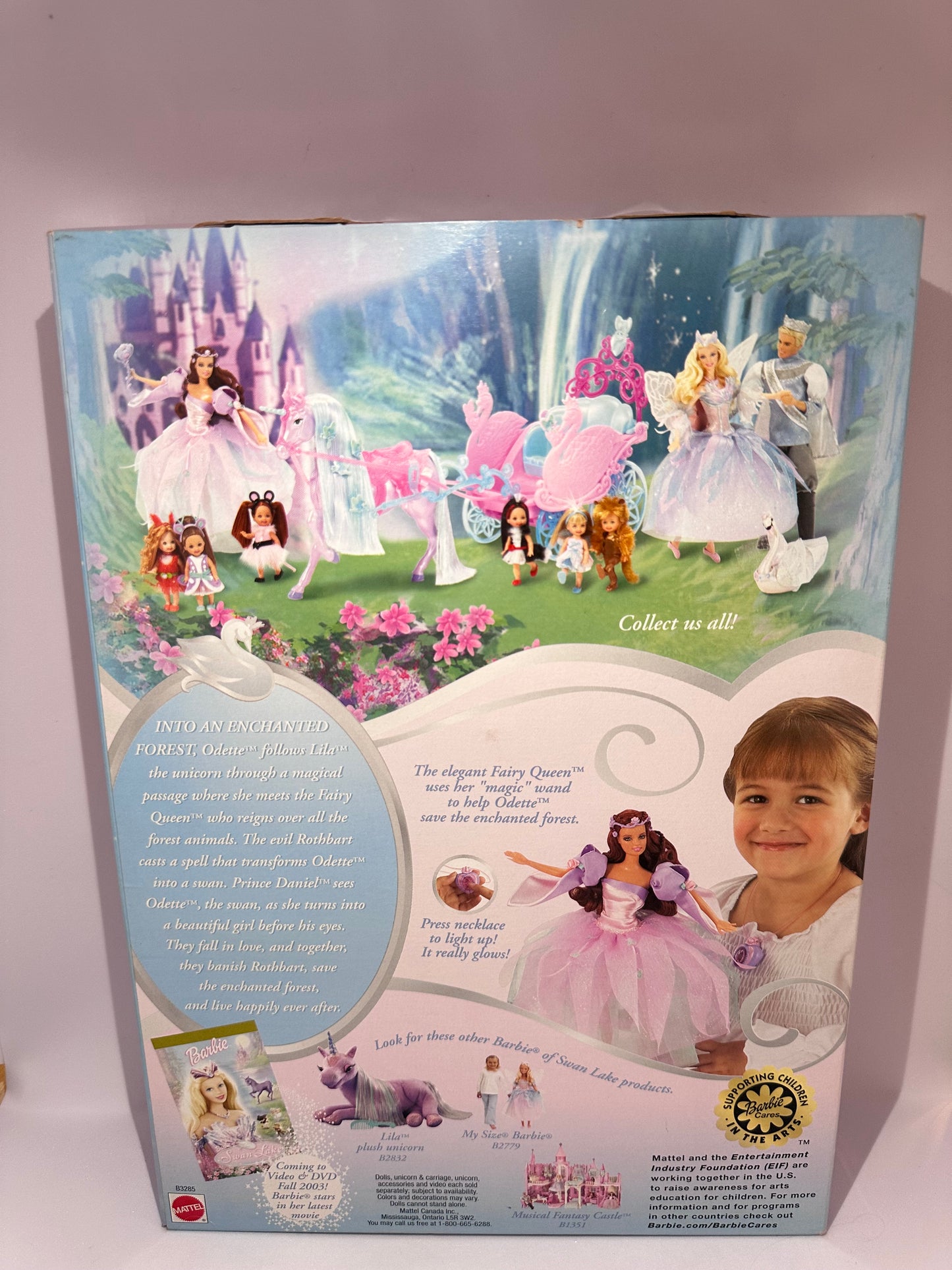 Barbie swan lake Teresa 2003 ENGLISH BOX