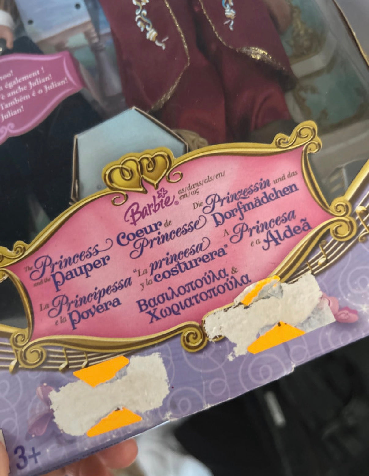 Barbie princess and the pauper king Dominick 2004