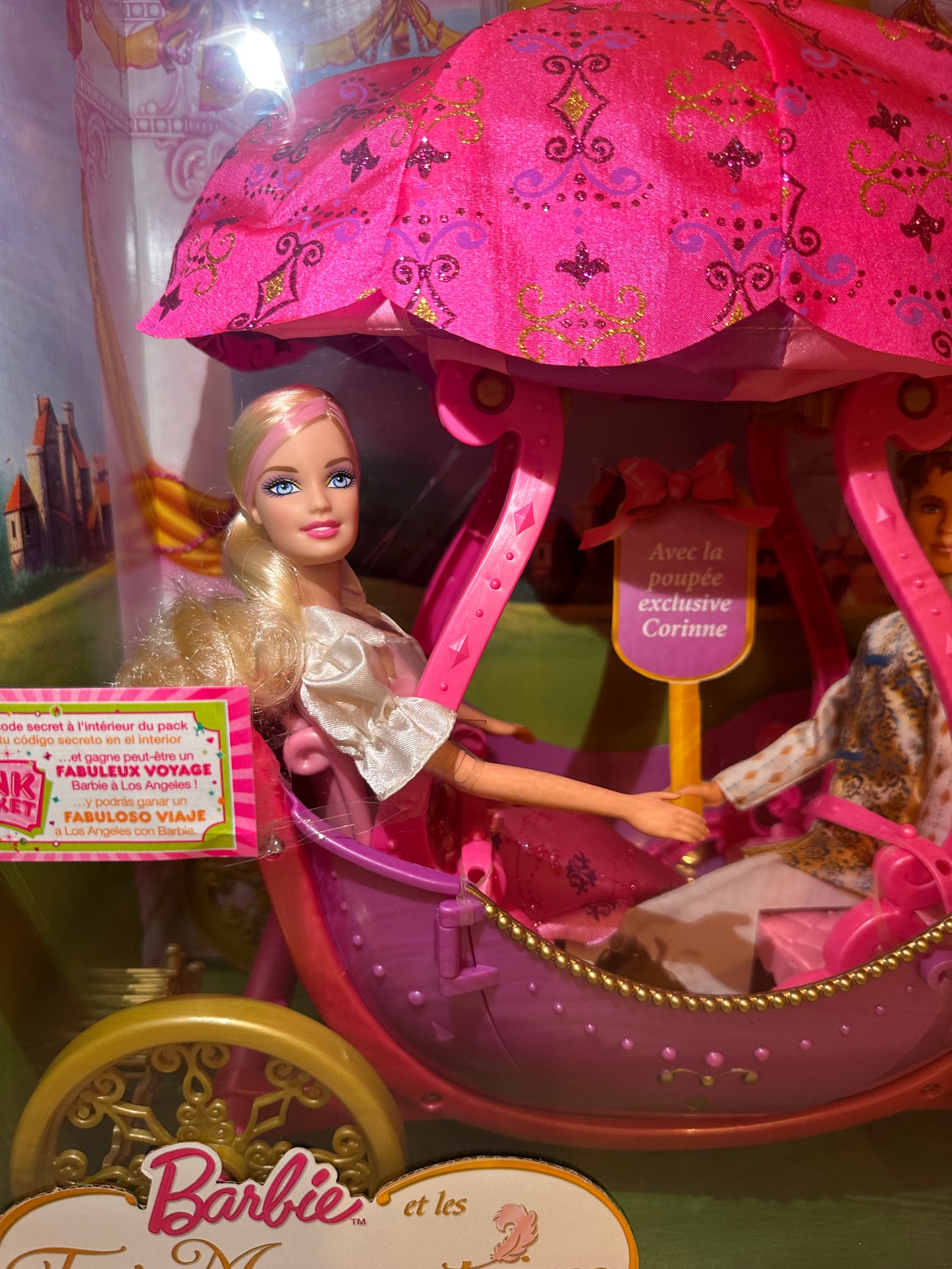 Barbie and the three musketeeers Corinne with carriage