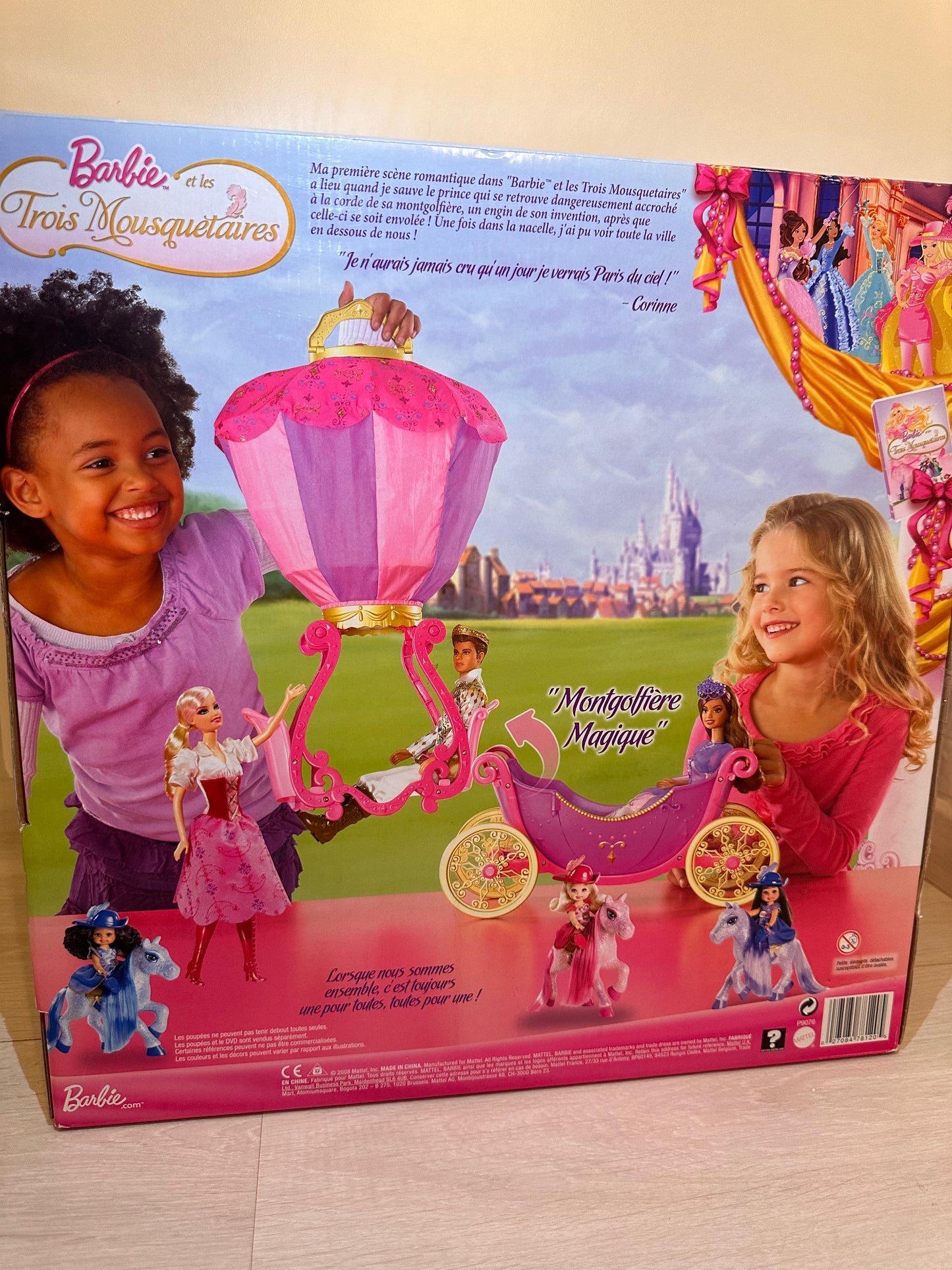 Barbie and the three musketeeers Corinne with carriage