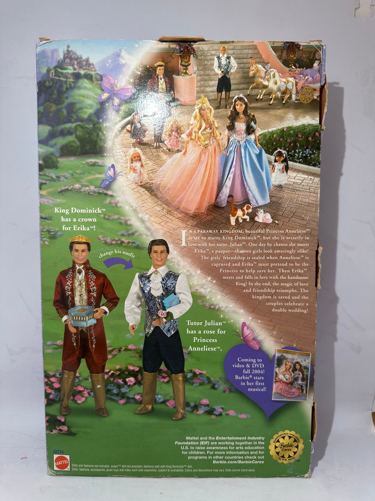 Barbie princess and the pauper king Dominick 2004