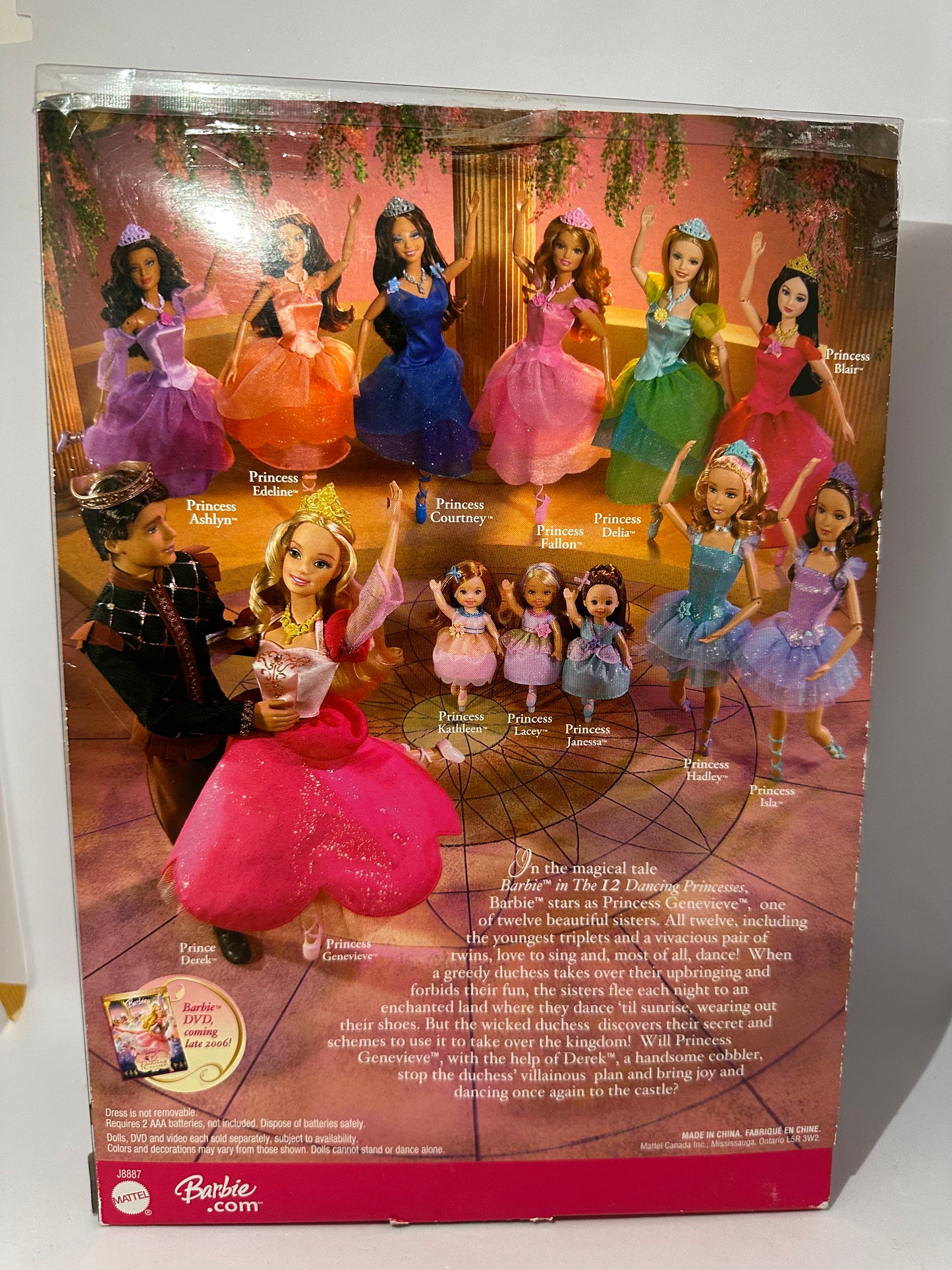 Barbie et les 12 princesses dansantes Geneviève 2006