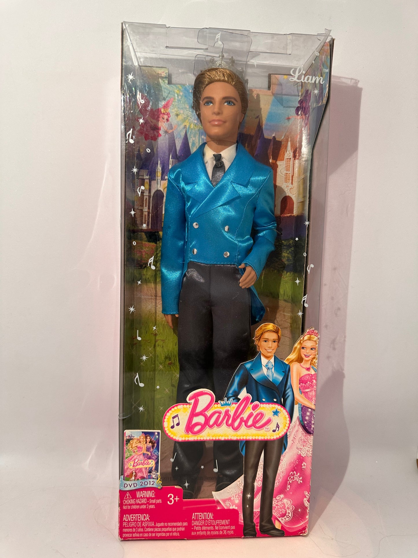 Barbie princess and the popstar prince Liam 2012 KEN