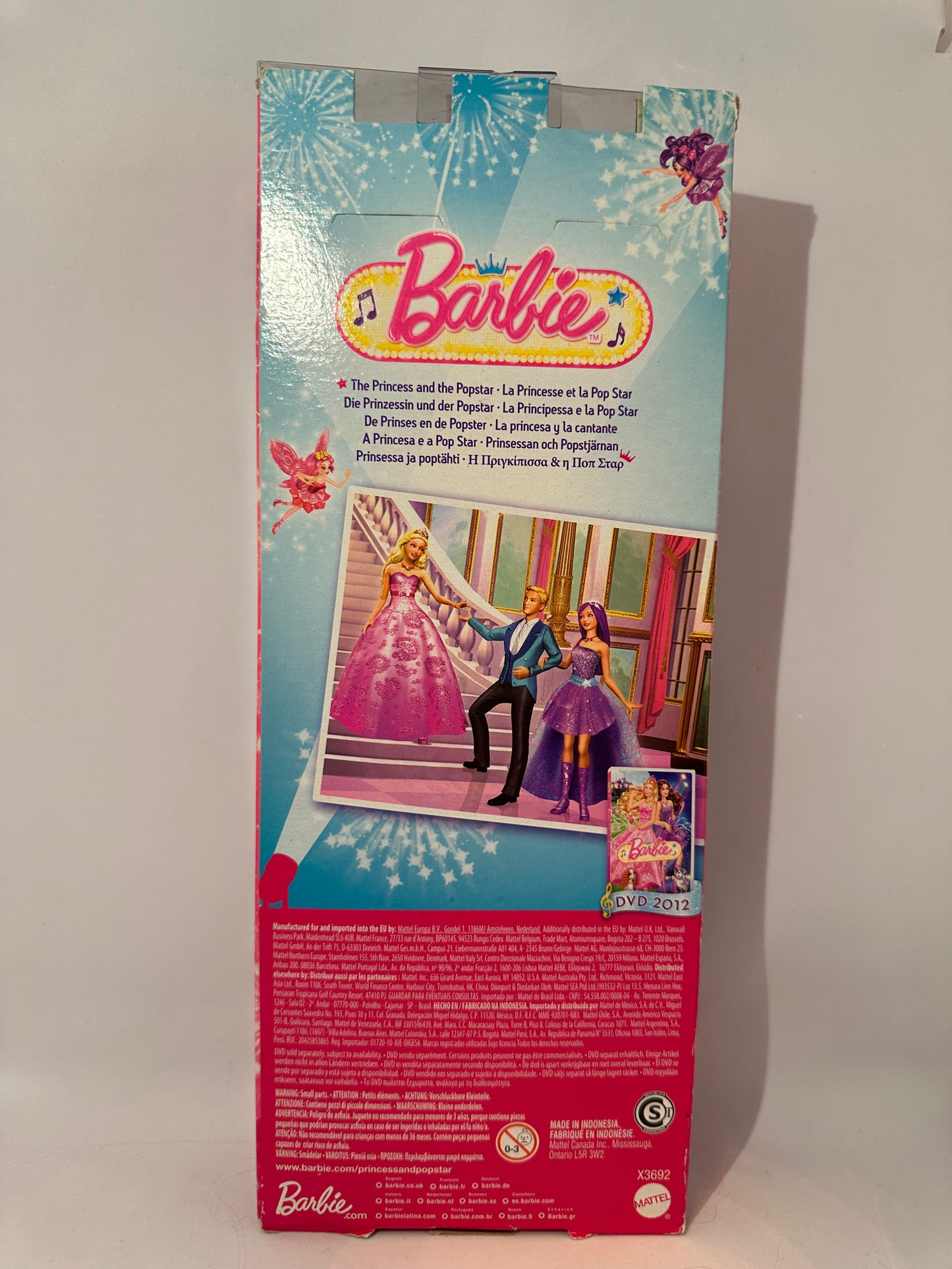 Barbie princess and the popstar prince Liam 2012 KEN