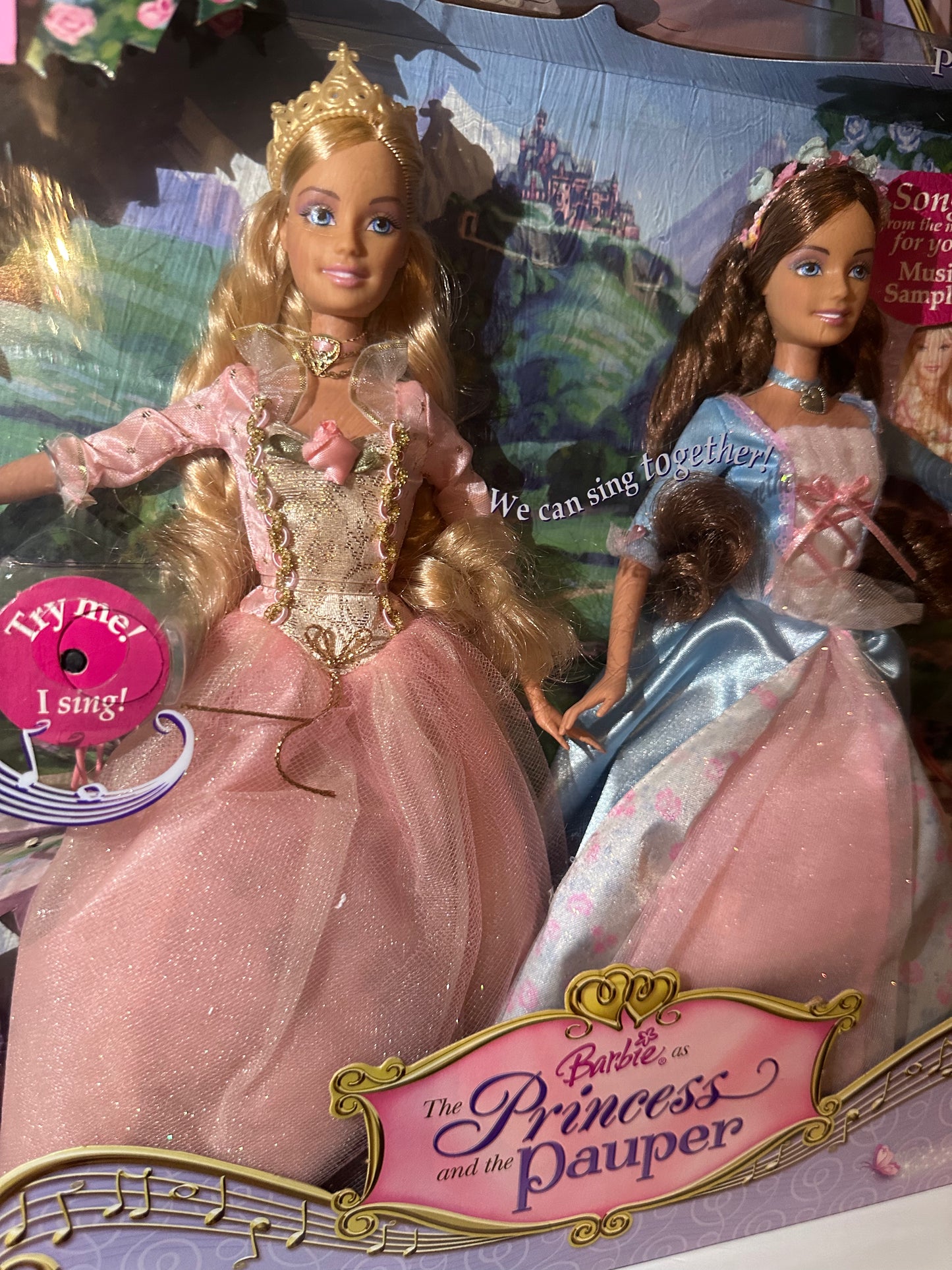 Barbie princess and the pauper Anneliese & Erika together set