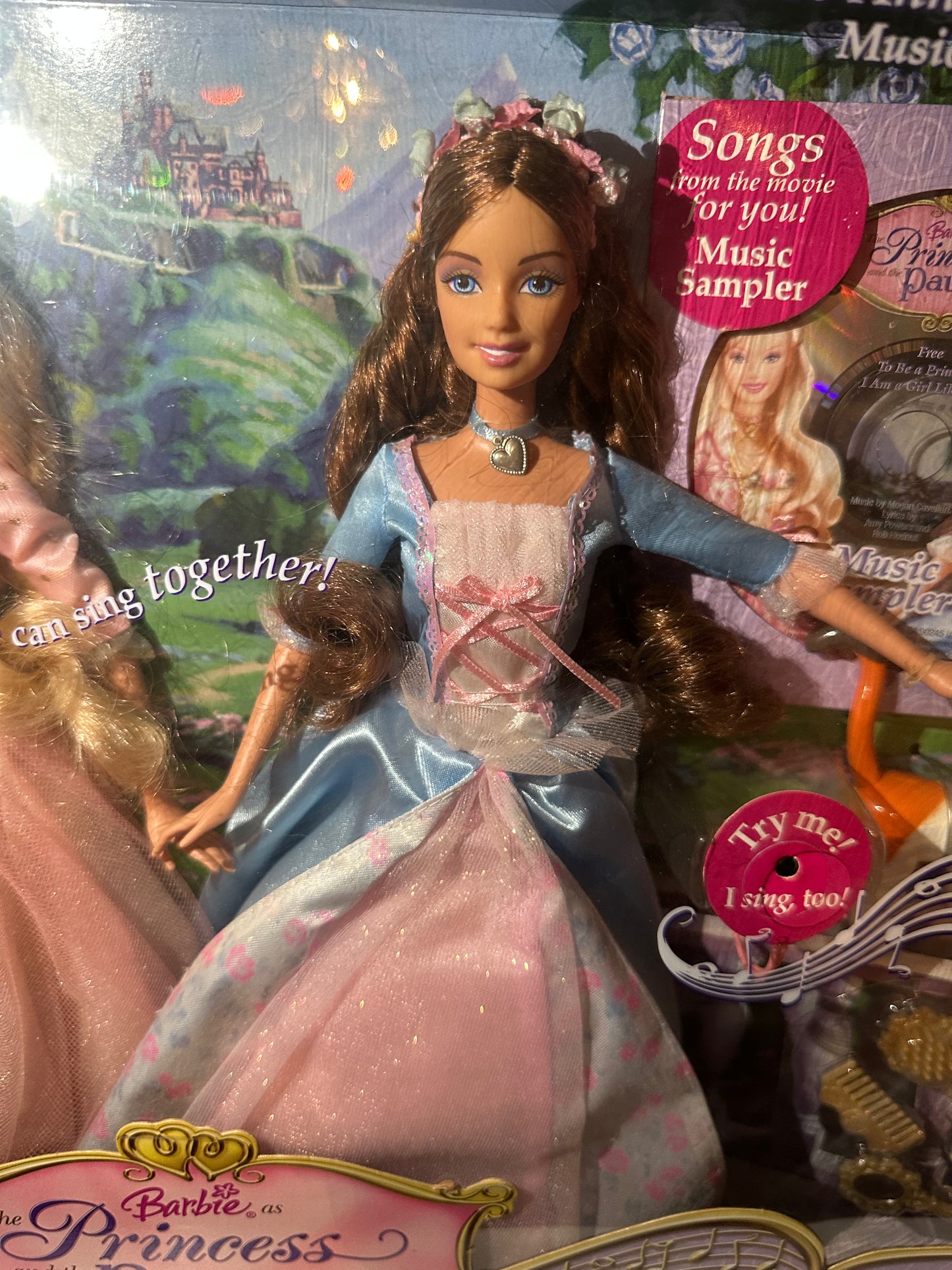 Barbie princess and the pauper Anneliese & Erika together set