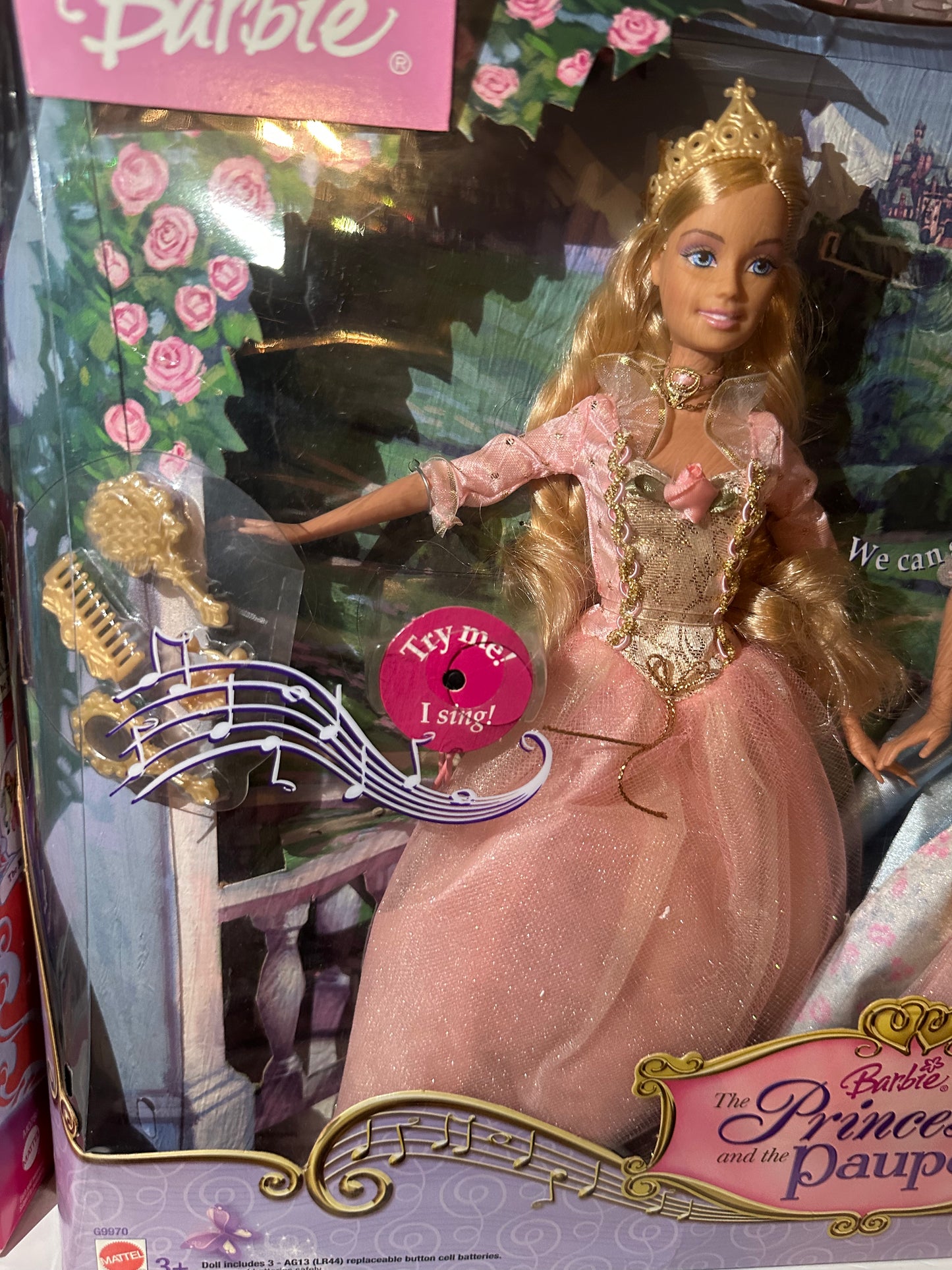 Barbie princess and the pauper Anneliese & Erika together set
