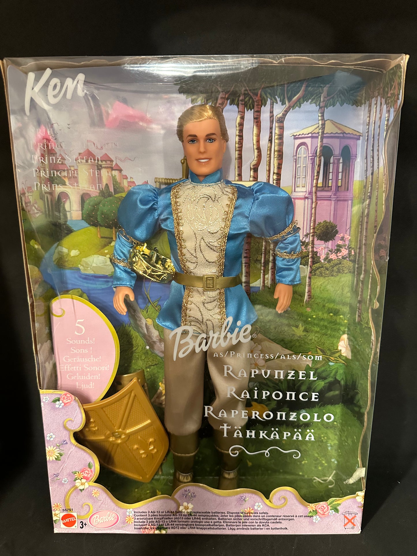 Barbie rapunzen ken prince Stephan 2002
