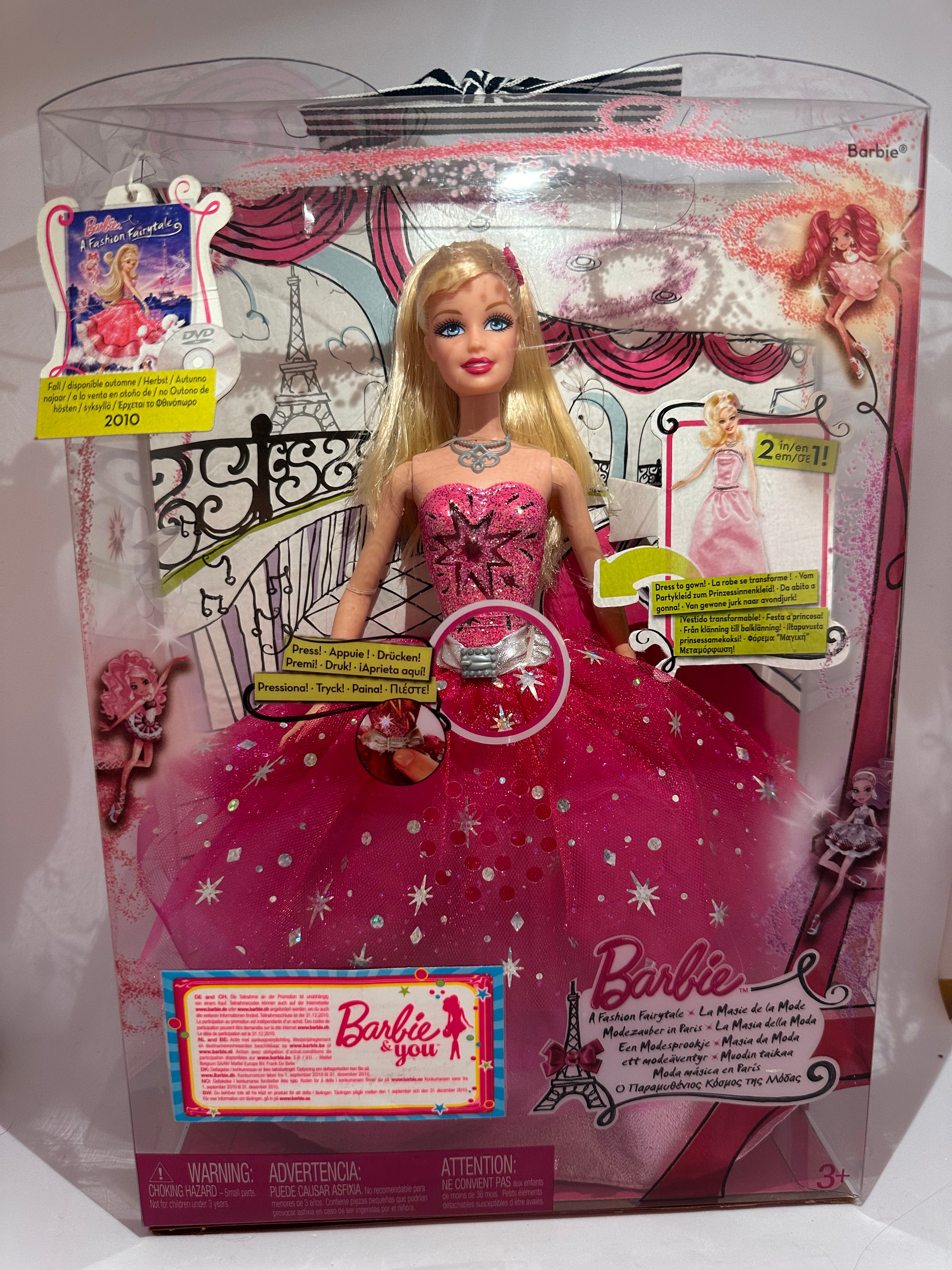 Barbie a best sale fashion fairytale doll