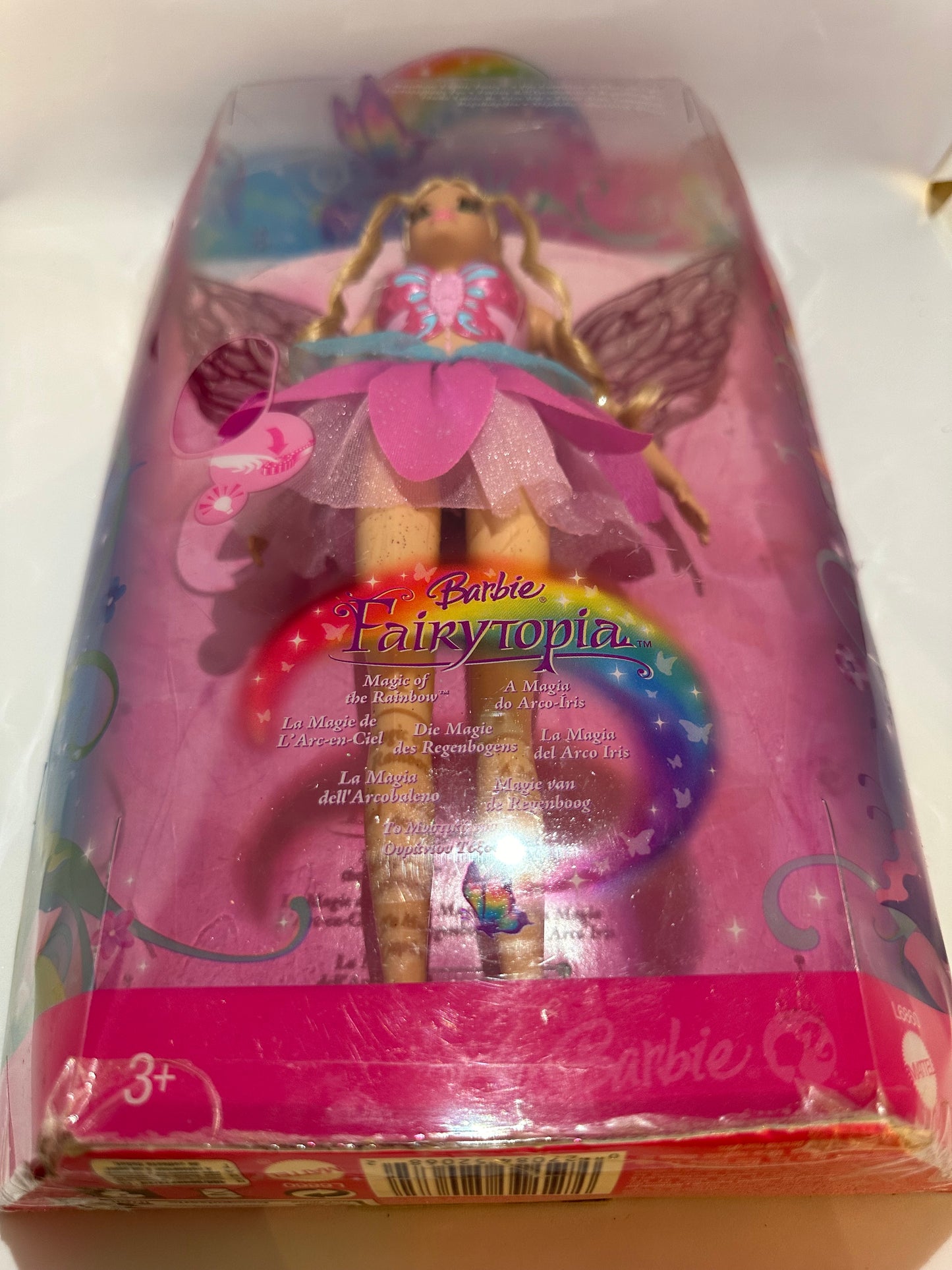 Barbie fairytopia rainbow magic rare Elina (wings still light up)