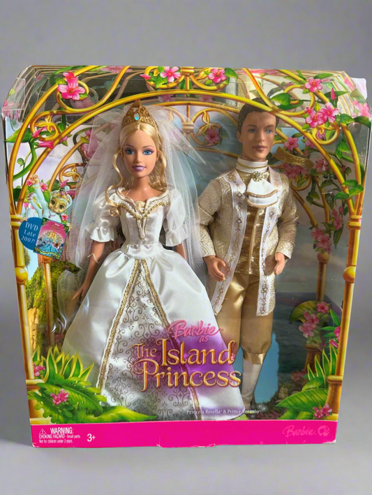 Barbie as the island princess wedding set Rosella and prince Antonio 2007