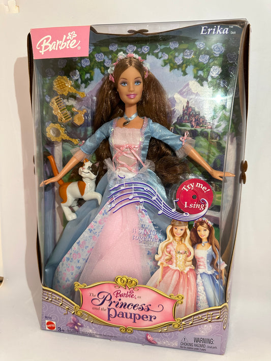 Barbie Princess and the pauper Erika (doll still sings in English) 2004