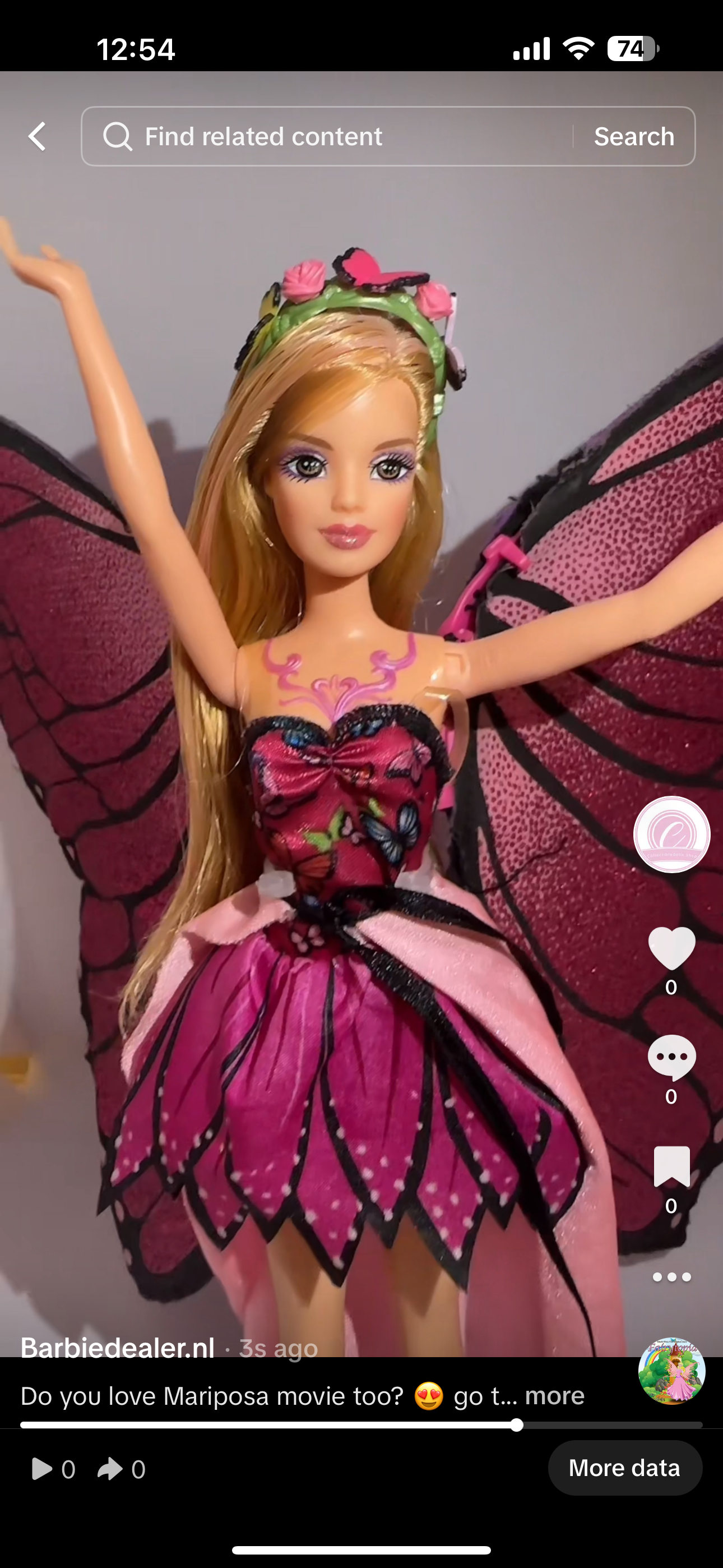 Barbie mariposa 2008