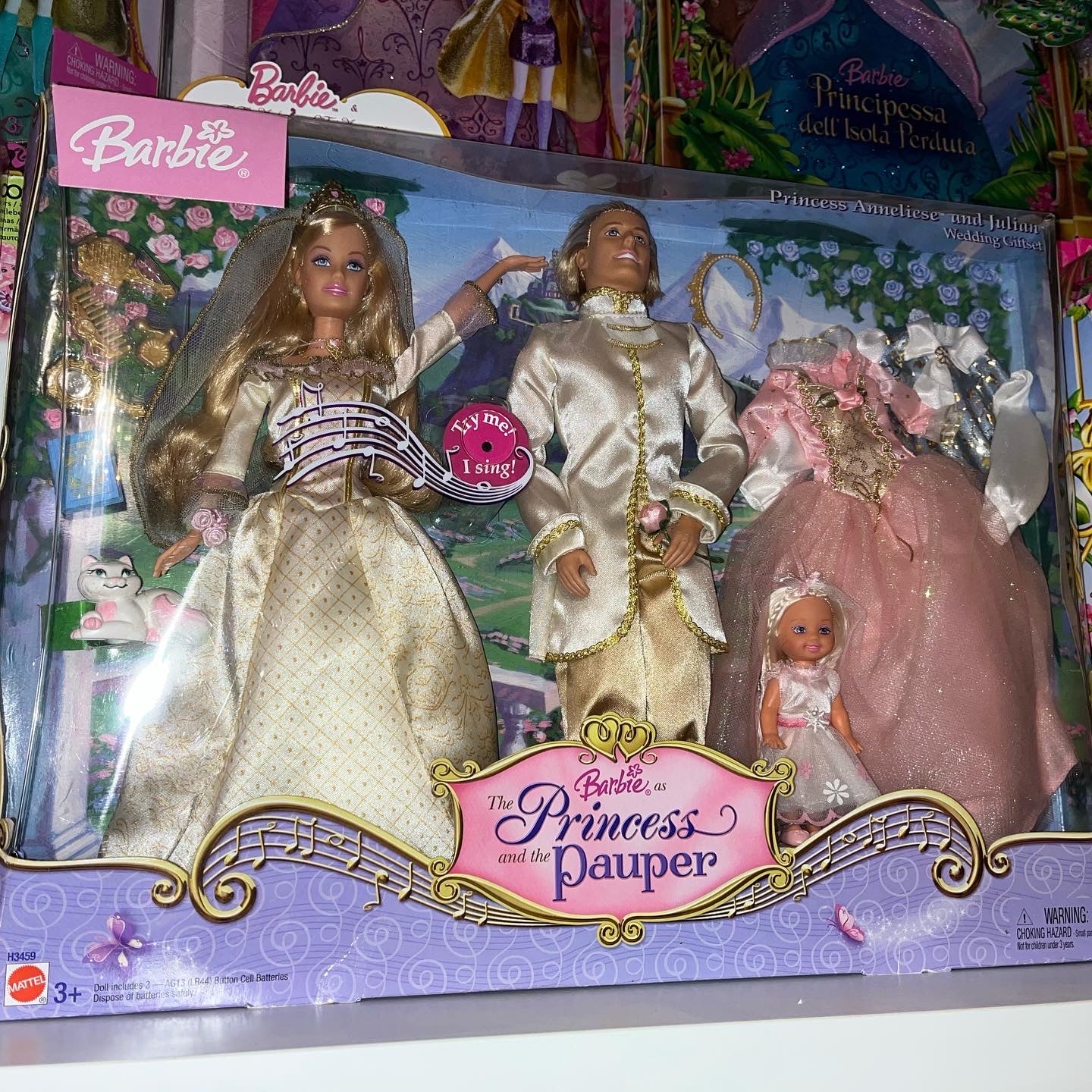 Barbie princess and the pauper wedding set Anneliese & Julian Extremely Rare 2004