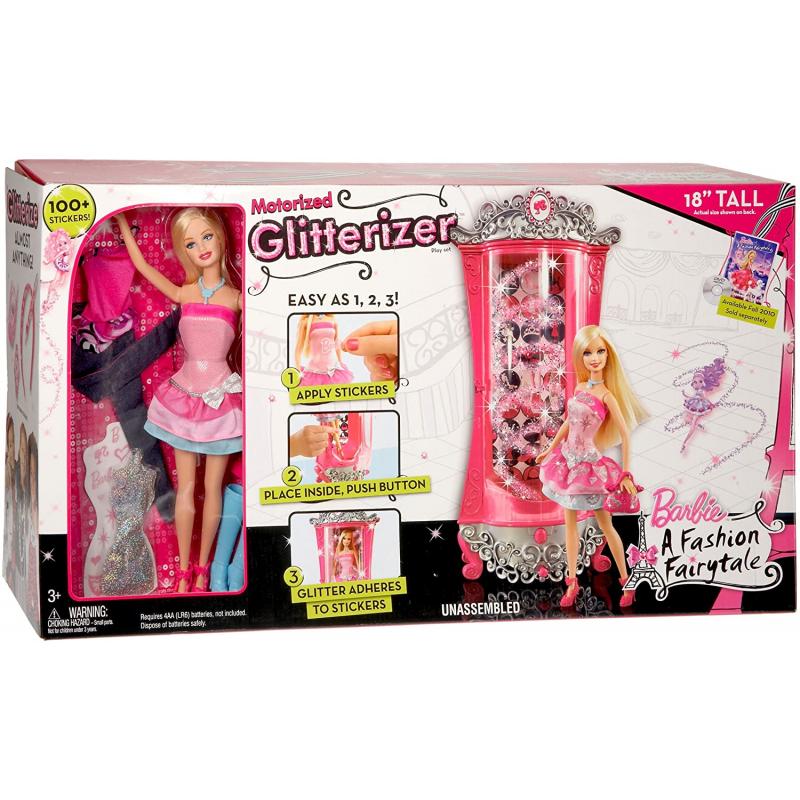 Barbie a fashion fairytale glitterizer playset 2010 nrfb