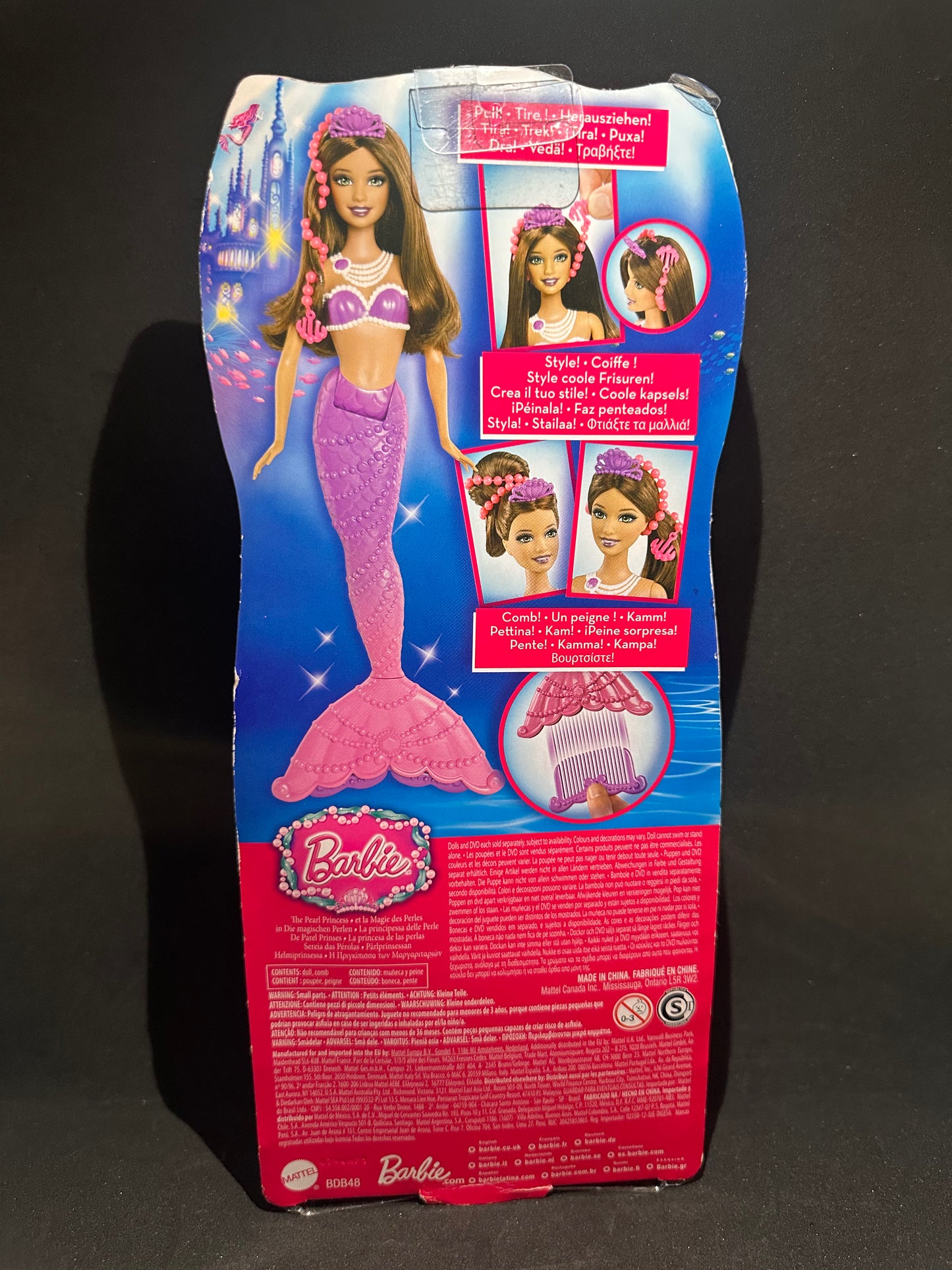 Barbie pearl princess brunette