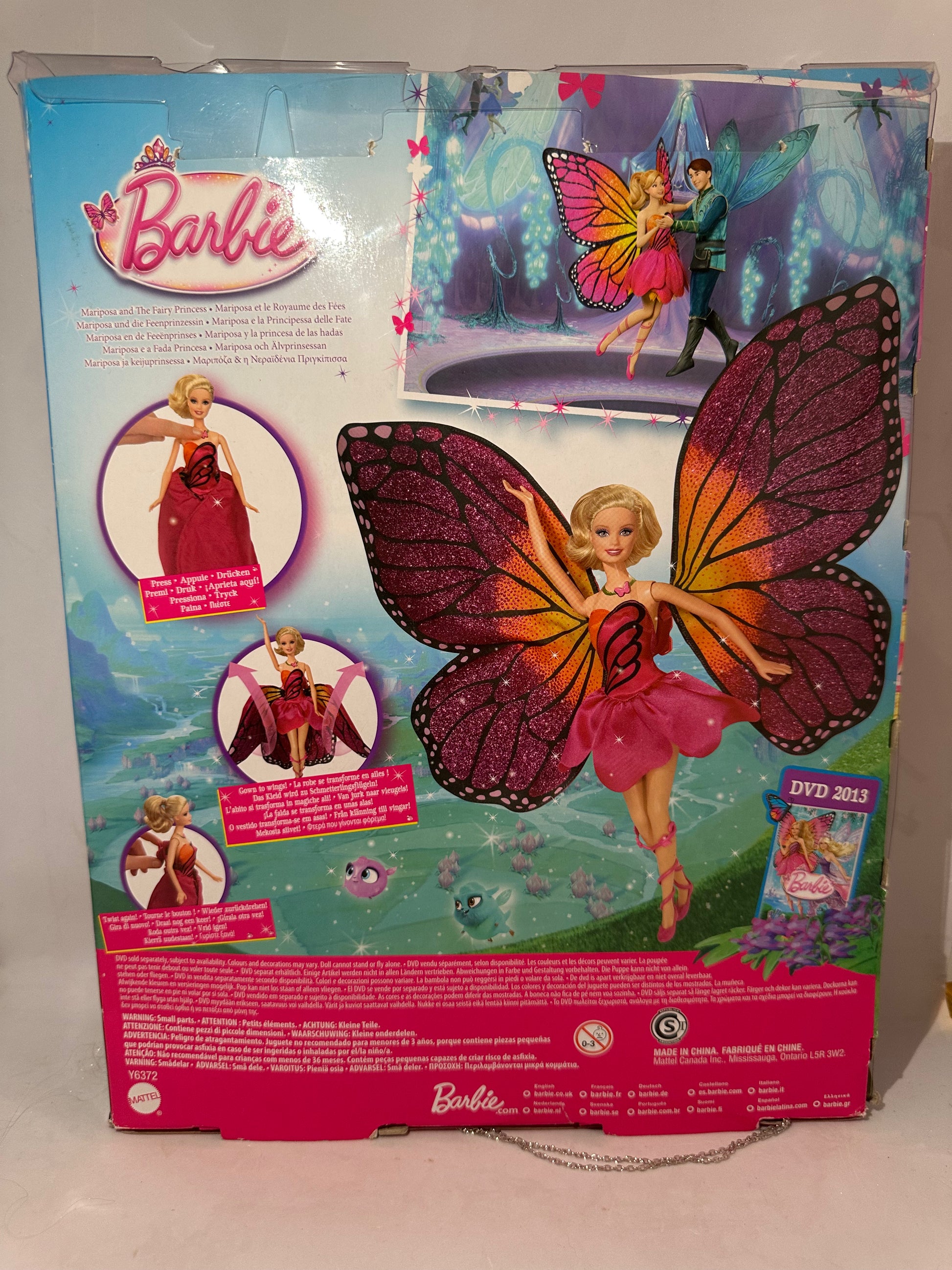 Barbie mariposa and the fairy princess 2013 – collectible dolls shop