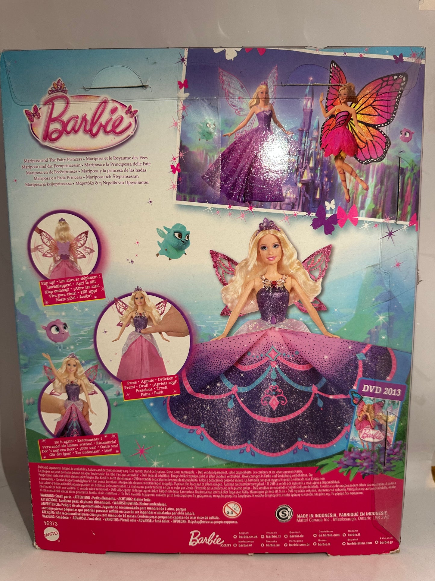 Barbie mariposa and the fairy princess Catania 2013