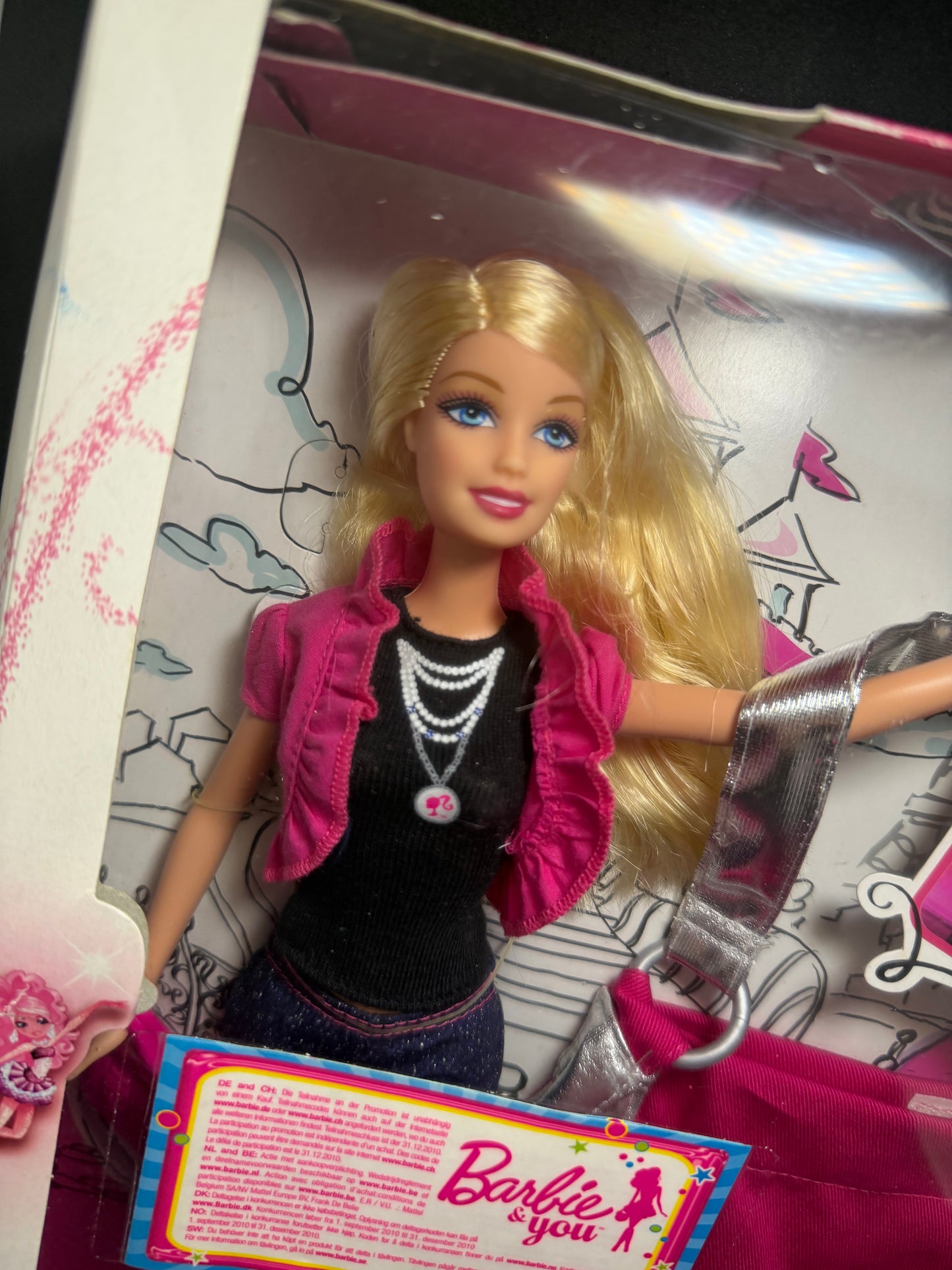 Barbie a fashion fairytale decorative bag 2010 movie doll exclusive [NEW!]