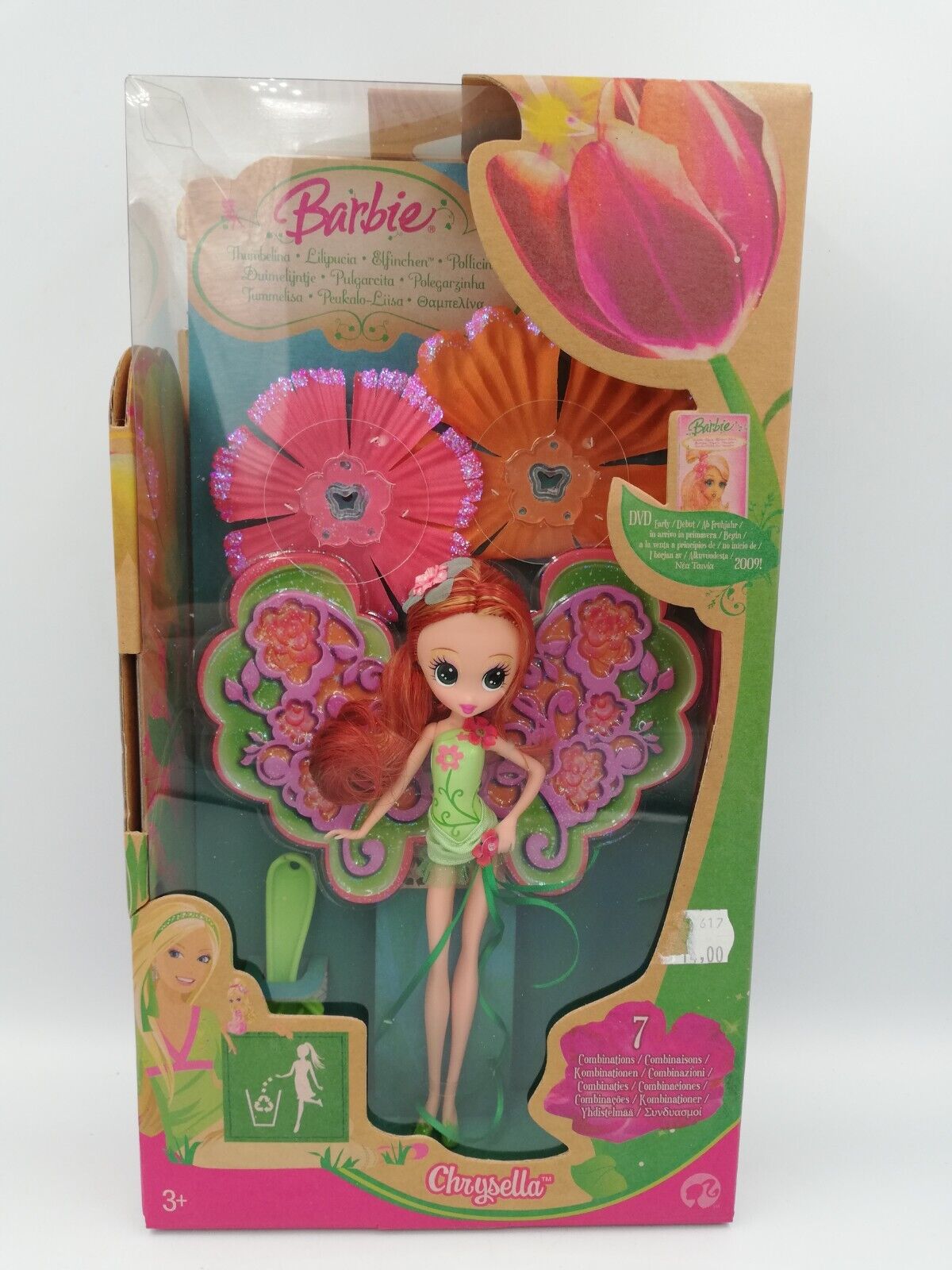 Barbie thumbelina chrysella fairy doll 2008