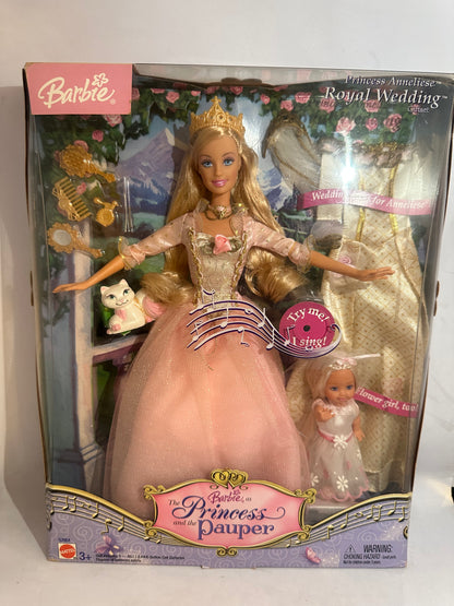 princess and the pauper dress Barbie princess and the pauper Anneliese wedding set 2004 – collectible dolls shop