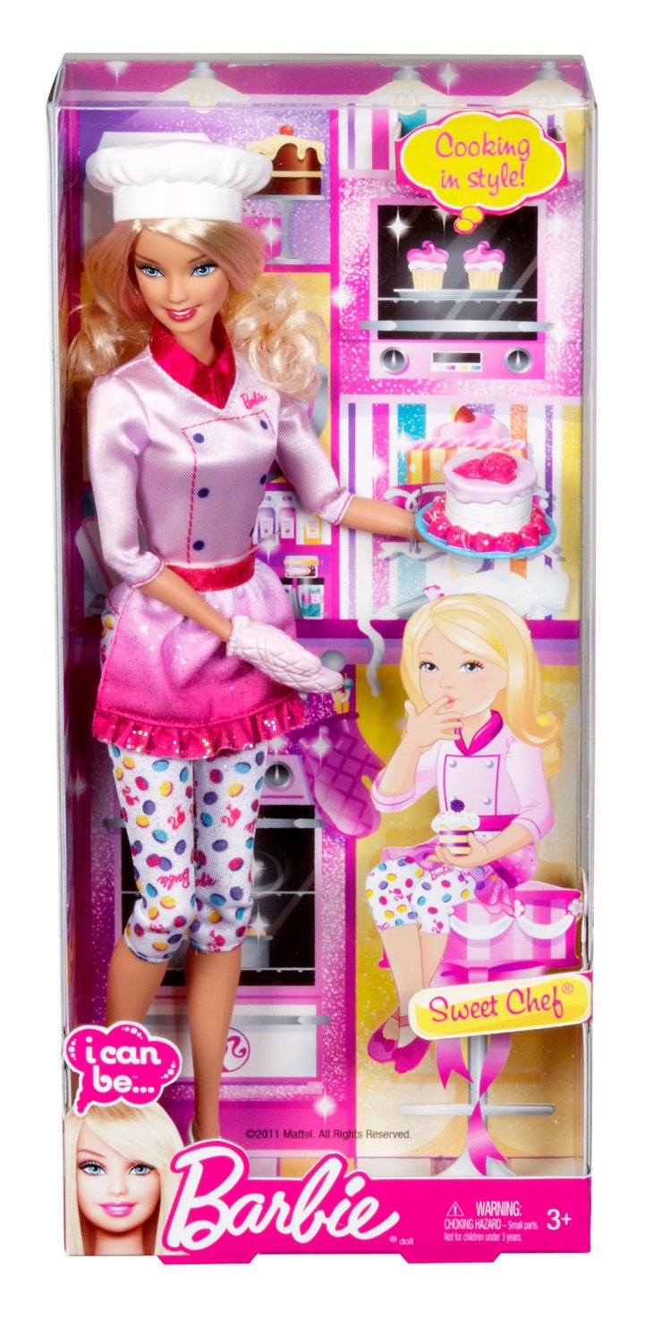 Barbie i can be sweet cheff doll 2013