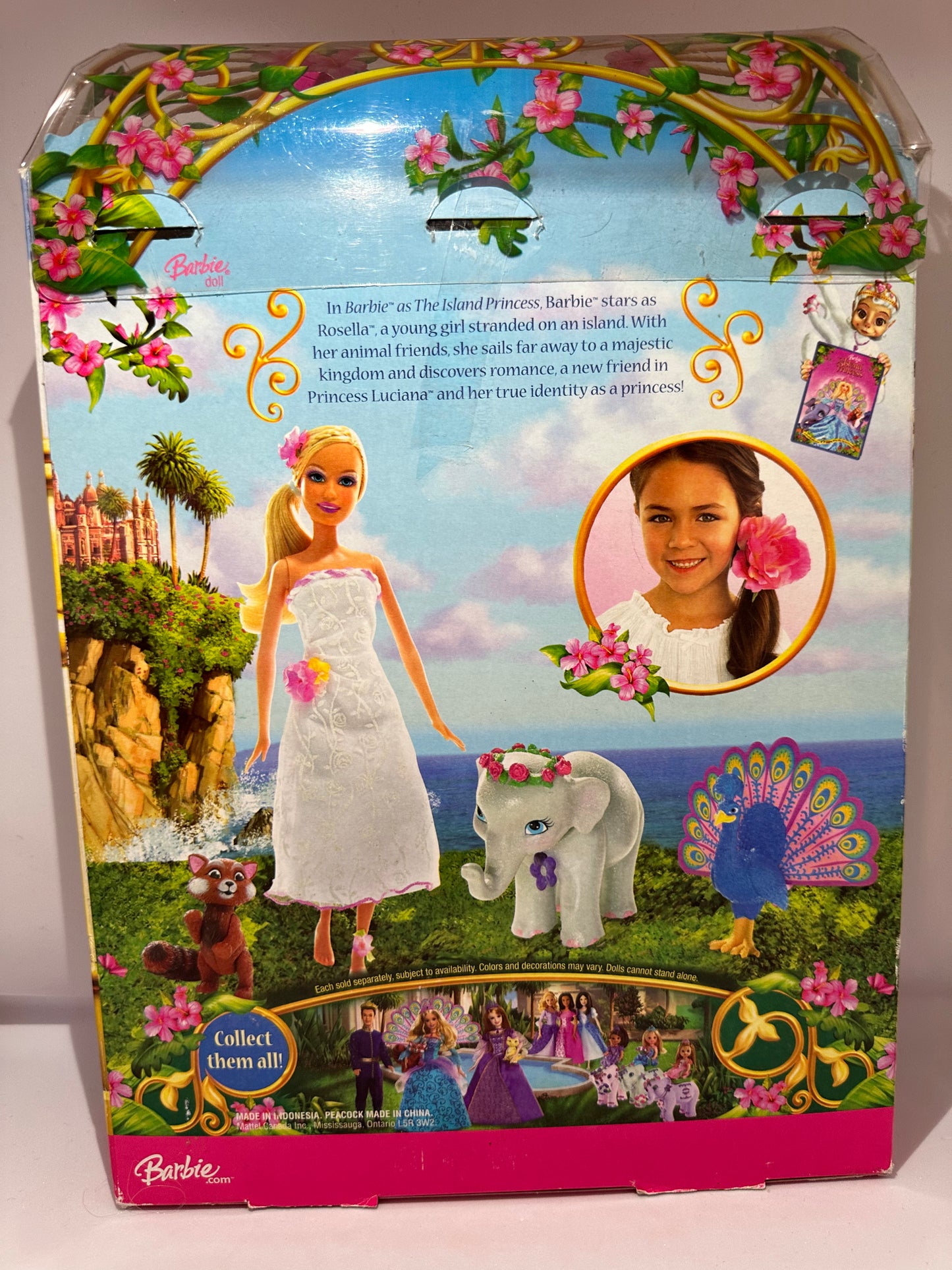 Barbie island princess Rosella with animal friends set 2007