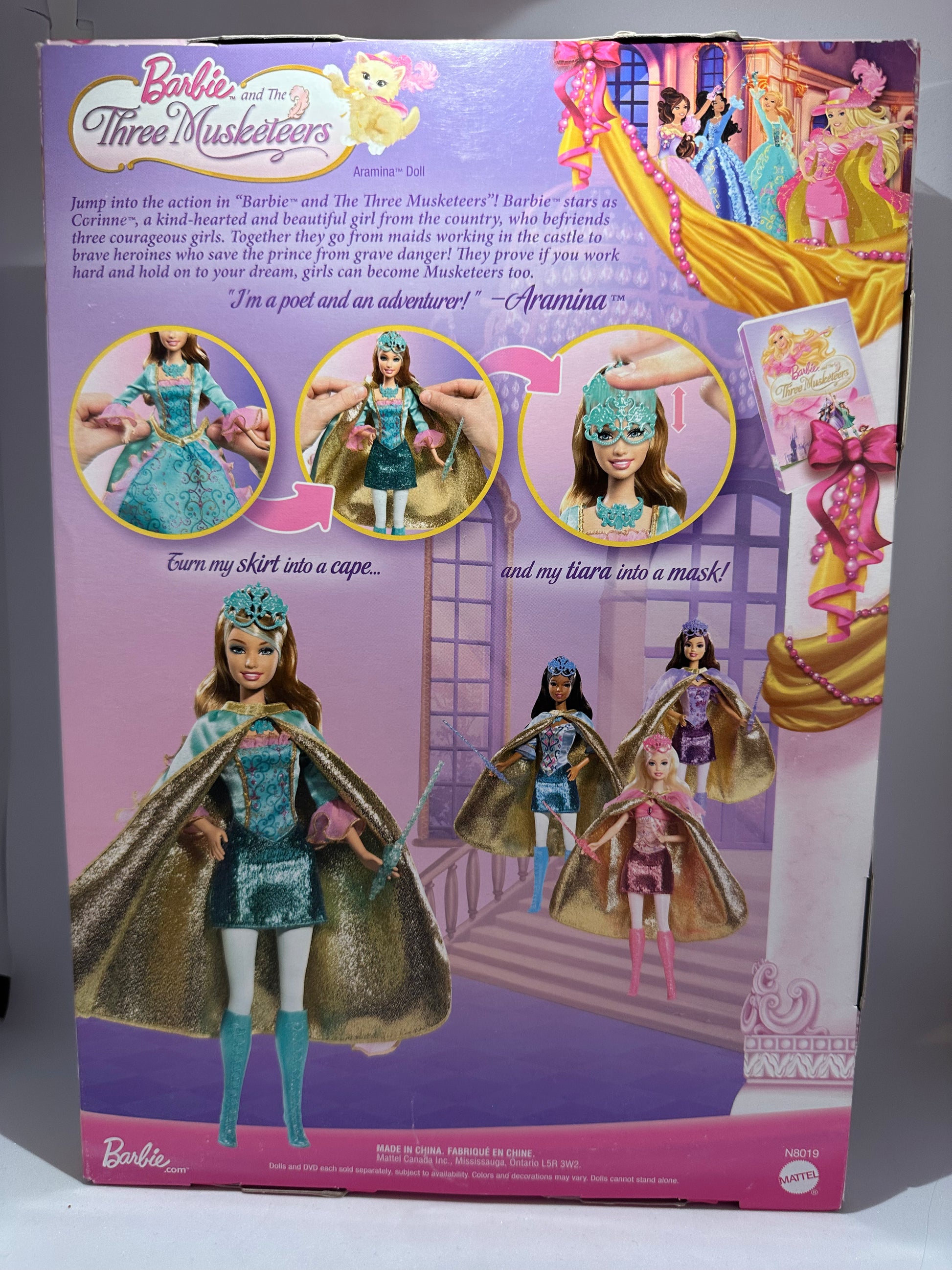 Barbie and the three musketeers Aramina 2009 collectibledolls