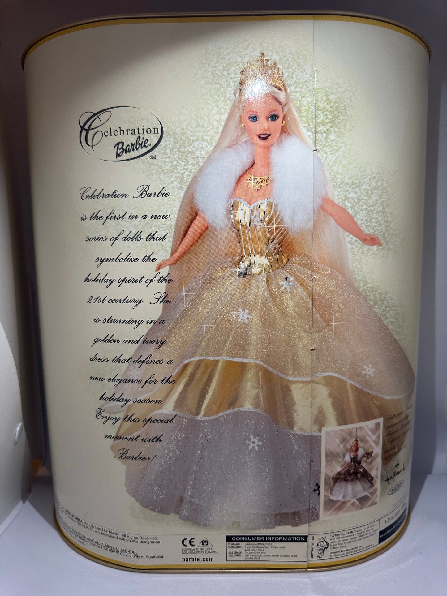 Barbie special 2000 edition celebration Christmas doll